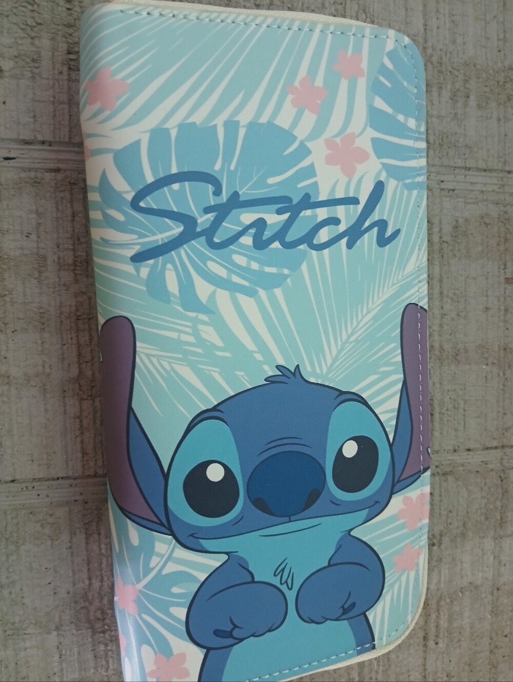 DISNEY LILO AND STITCH UNBRANDED FULL ZIP WALLET NEW IN PACKAGE